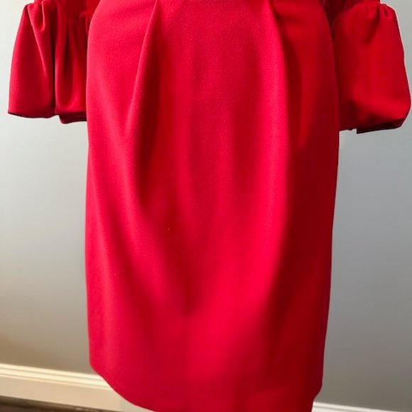 BETSY ADAMS RED DRESS - Picture 4 of 7